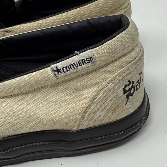 Converse Sailor Jerry Sneakers Mens 9 Tan Multicolor Nautical Slip On Shoes - Picture 5 of 16